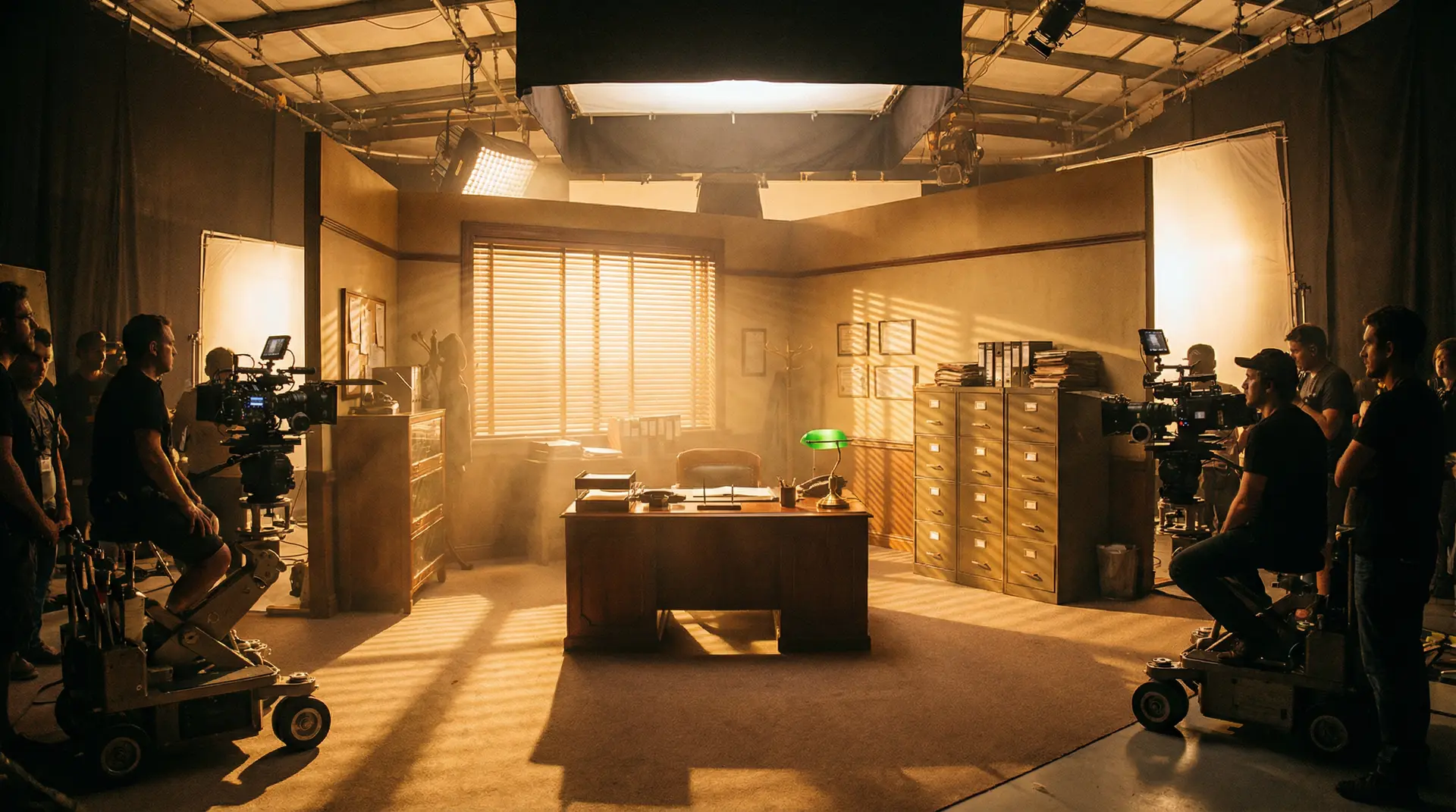 笔盒网站最新地址 精心搭建的复古侦探办公室片场全景
